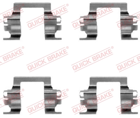 Accessory Kit, disc brake pad